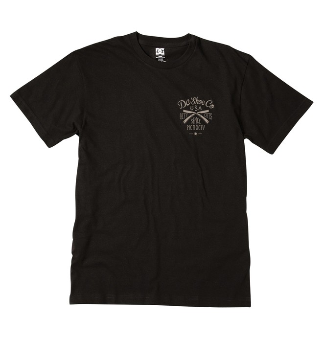 dcshoes, Men's Business Cut Tee, BLACK (kvj0) 0 Men's Business Cut Tee Black ADYZT01296 DC Shoes