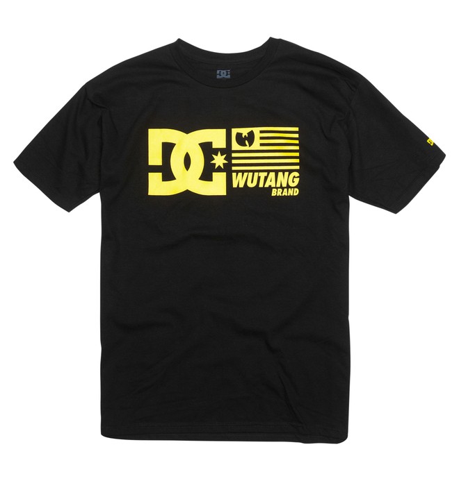 dcshoes, Men's DC x Wu Tang Label Tee Shirt, BLACK (kvj0) 0 Men's DC x Wu Tang Label Tee Shirt Black ADYZT01600 DC Shoes