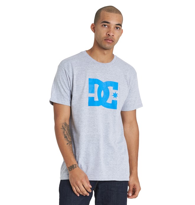 dcshoes, Men's DC Star Tee, HEATHER GREY (knfh) 0 Men's DC Star Tee Black ADYZT03119 DC Shoes