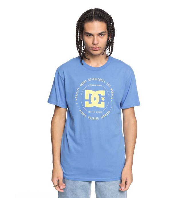 dcshoes, Men's Rebuilt Tee, CAMPUNULA (blv0) 0 Men's Rebuilt Tee Blue ADYZT03910 DC Shoes