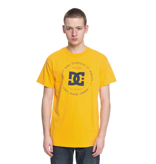 dcshoes, Men's Rebuilt Tee, OLD GOLD (ykf0) 0 Men's Rebuilt Tee Yellow ADYZT03910 DC Shoes