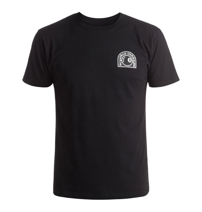 dcshoes, Chain Gang 8Ball - T-Shirt, BLACK (kvj0) 0 Chain Gang 8Ball - T-Shirt ADYZT03959 DC Shoes