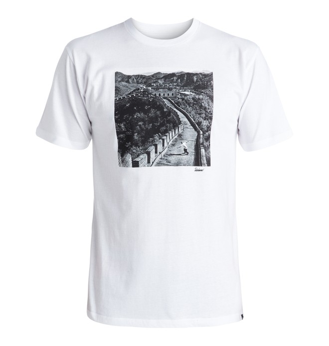 dcshoes, Men's Walldrop Tee, SNOW WHITE (wbb0) 0 Men's Walldrop Tee ADYZT03973 DC Shoes