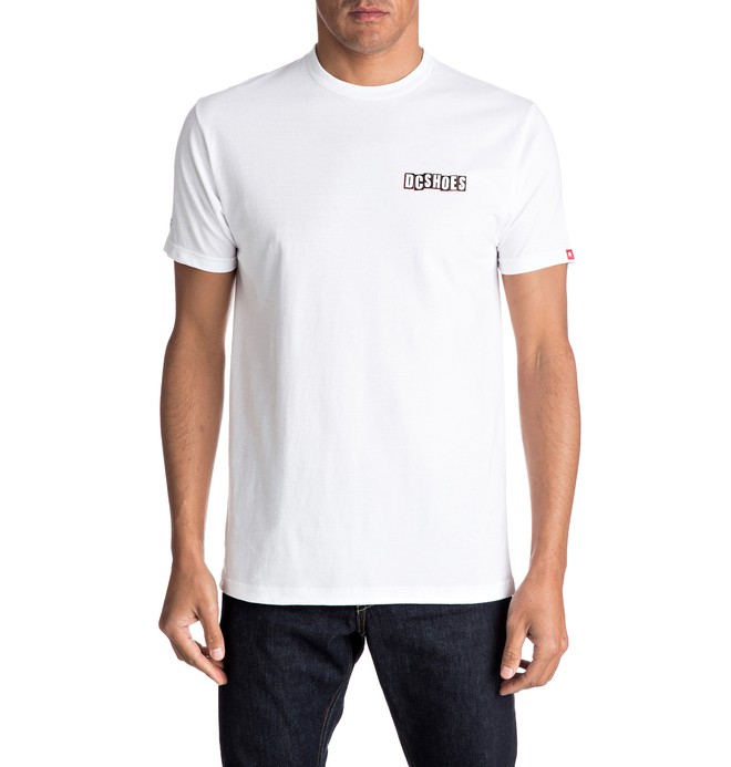 dcshoes, Men's DC X Baker Tee, SNOW WHITE (wbb0) 0 Men's DC X Baker Tee White ADYZT04099 DC Shoes