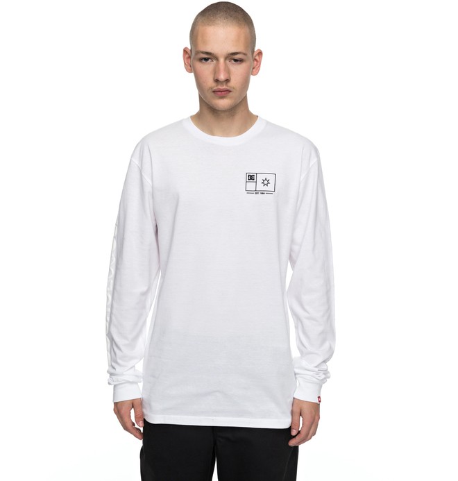 FLAG LINES LS ADYZT04111 0 Men's Flag Lines Long Sleeve Tee ADYZT04111 DC Shoes
