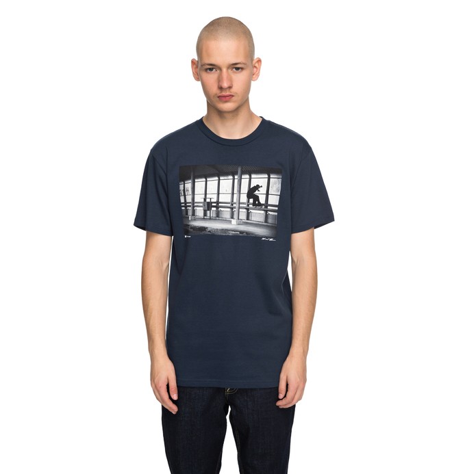 dcshoes, Men's Tiago 5050 Tee, DARK INDIGO (byj0) 0 Men's Tiago 5050 Tee Blue ADYZT04169 DC Shoes
