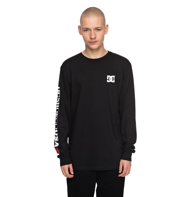 dcshoes, Men's 94 Award Long Sleeve Tee, BLACK (kvj0) 0 Men's 94 Award Long Sleeve Tee Black ADYZT04172 DC Shoes