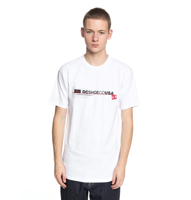 dcshoes, Men's On My Way Tee, SNOW WHITE (wbb0) 0 Men's On My Way Tee White ADYZT04218 DC Shoes