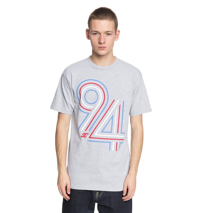 dcshoes, Men's Cycle Lines Tee, GREY HEATHER (knfh) 0 Men's Cycle Lines Tee Black ADYZT04219 DC Shoes