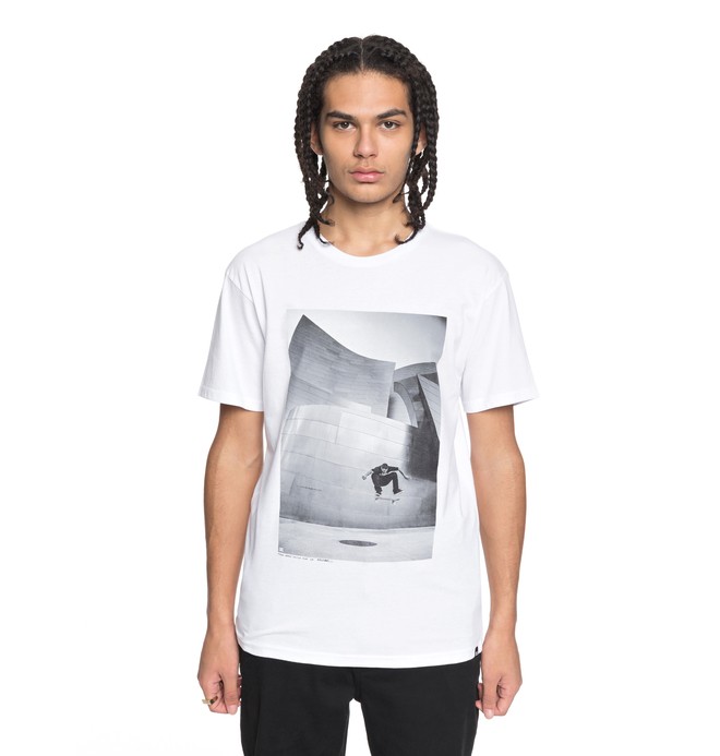 dcshoes, Men's Tiago Switch Flip Tee, SNOW WHITE (wbb0) 0 Men's Tiago Switch Flip Tee White ADYZT04233 DC Shoes