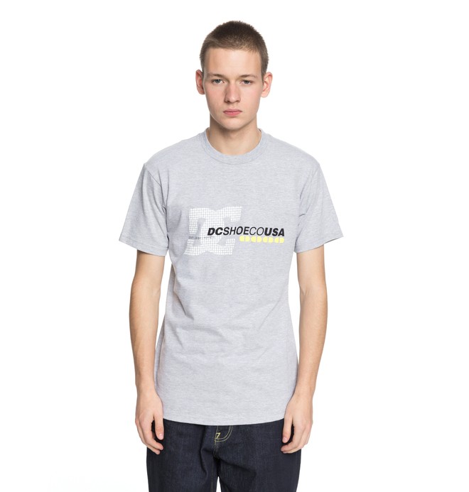 dcshoes, Men's Laced Break Tee, GREY HEATHER (knfh) 0 Men's Laced Break Tee Black ADYZT04251 DC Shoes