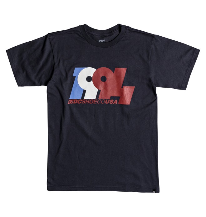 dcshoes, Men's Graduate 94 Tee, DARK INDIGO (byj0) 0 Men's Graduate 94 Tee Blue ADYZT04252 DC Shoes
