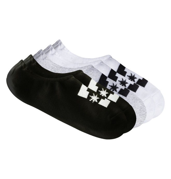 dcshoes, SPP DC 3Pk - Liner Socks, ASSORTED (kvj8) 0 SPP DC 3Pk - Liner Socks Black EDBAA03003 DC Shoes