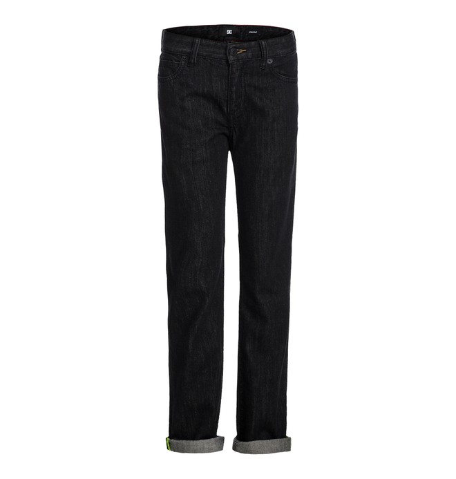STRAIGHT BLACK RINSE BY EDBDP03003 0 Straight Black Rinse By EDBDP03003 DC Shoes