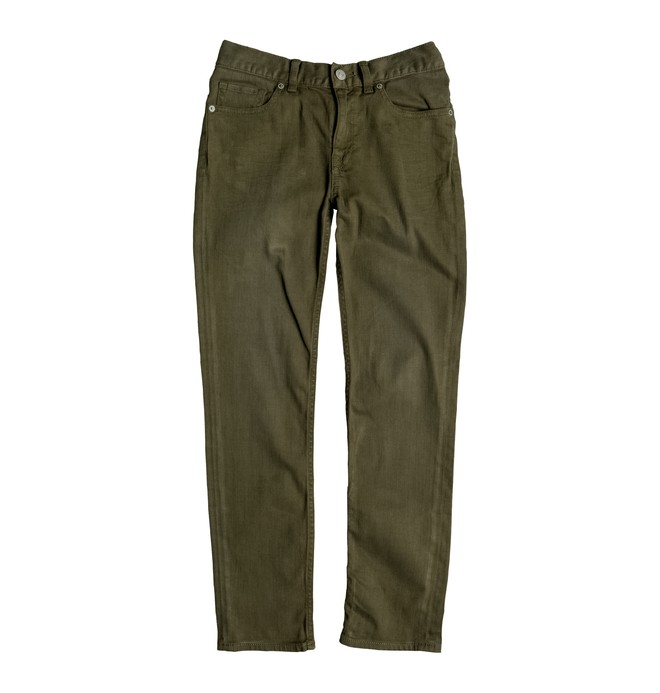 dcshoes, Colour - Slim Fit Jeans, FATIGUE GREEN (cqy0) 0 Colour - Slim Fit Jeans Brown EDBDP03026 DC Shoes