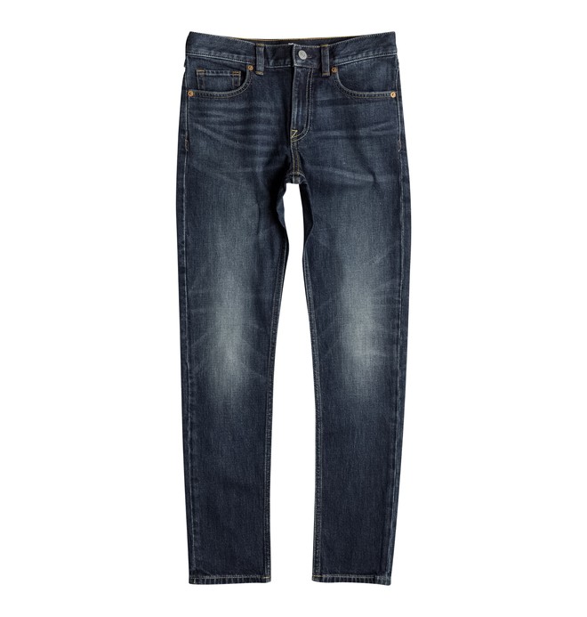 dcshoes, Washed Medium Stone - Jean skinny, MEDIUM STONE (bntw) 0 Washed Medium Stone - Jean skinny Bleu EDBDP03032 DC Shoes