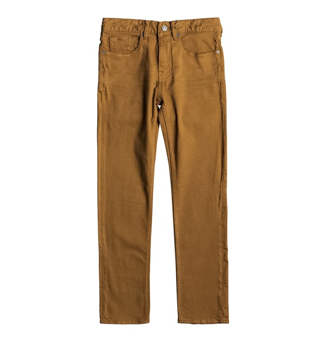 dcshoes, Sumner Slim - Jean slim, DC WHEAT (nnw0) 0 Sumner Slim - Jean slim Orange EDBDP03039 DC Shoes