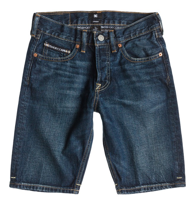 Worker Straight Denim Shorts Light St Boy EDBDS03002 0 Worker Straight Denim Shorts Light St Boy EDBDS03002 DC Shoes