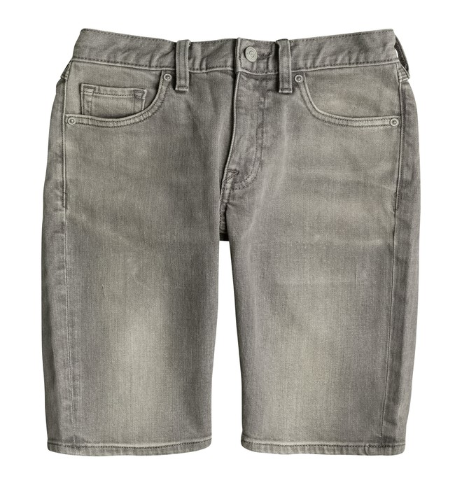 dcshoes, Washed Straight - Denim Shorts, LIGHT GREY (sjpw) 0 Washed Straight - Denim Shorts EDBDS03006 DC Shoes