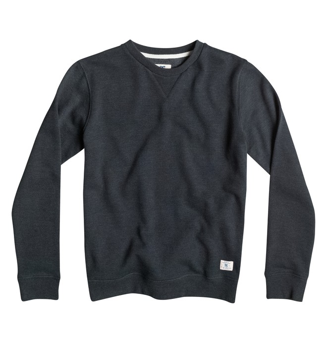 dcshoes, Rebel - Sweatshirt, PIRATE BLACK (kte0) 0 Rebel - Sweatshirt Black EDBFT03033 DC Shoes