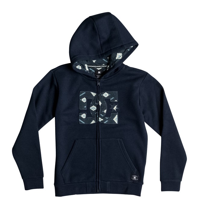 dcshoes, Hook Up - Zip-Up Hoodie, BLUE IRIS (btl0) 0 Hook Up - Zip-Up Hoodie Blue EDBFT03084 DC Shoes