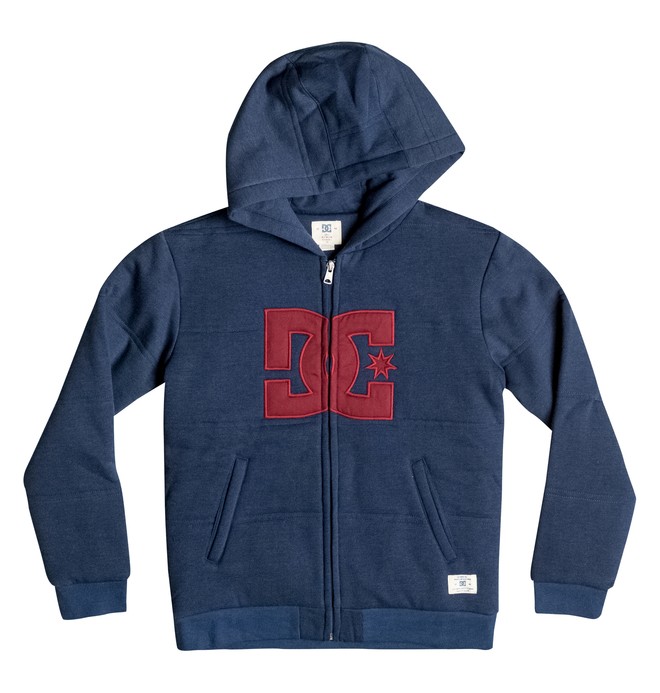 dcshoes, Rebel Star - Zip-Up Hoodie, VARSITY BLUE (prr0) 0 Rebel Star - Zip-Up Hoodie Purple EDBFT03085 DC Shoes