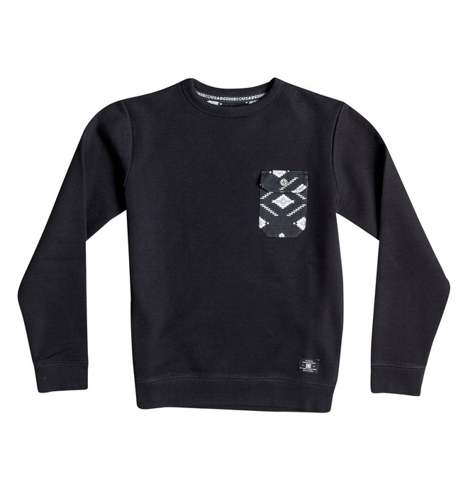 dcshoes, Holgate - Sweatshirt, BLACK (kvj0) 0 Holgate - Sweatshirt Black EDBFT03087 DC Shoes