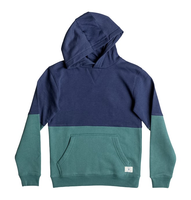 dcshoes, Rebel Block - Sweat à capuche, SUMMER BLUES (bra0) 0 Rebel Block - Sweat à capuche Bleu EDBFT03096 DC Shoes