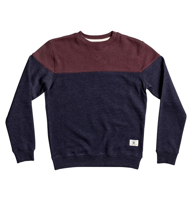 dcshoes, Rebel Block - Sweat, DARK INDIGO (byj0) 0 Rebel Block - Sweat Bleu EDBFT03116 DC Shoes