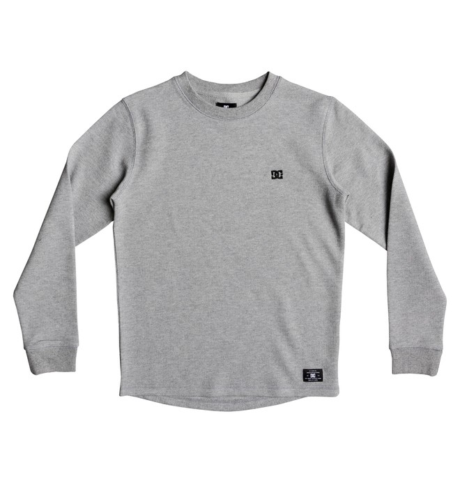 dcshoes, Rentnor - Sweatshirt, GREY HEATHER (knfh) 0 Rentnor - Sweatshirt Black EDBFT03128 DC Shoes