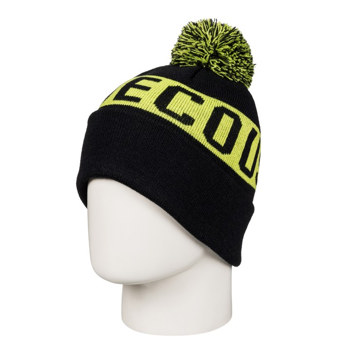 dcshoes, Chester - Cappello con pompon, BLACK (kvj0) 0 Chester - Cappello con pompon Black EDBHA03015 DC Shoes