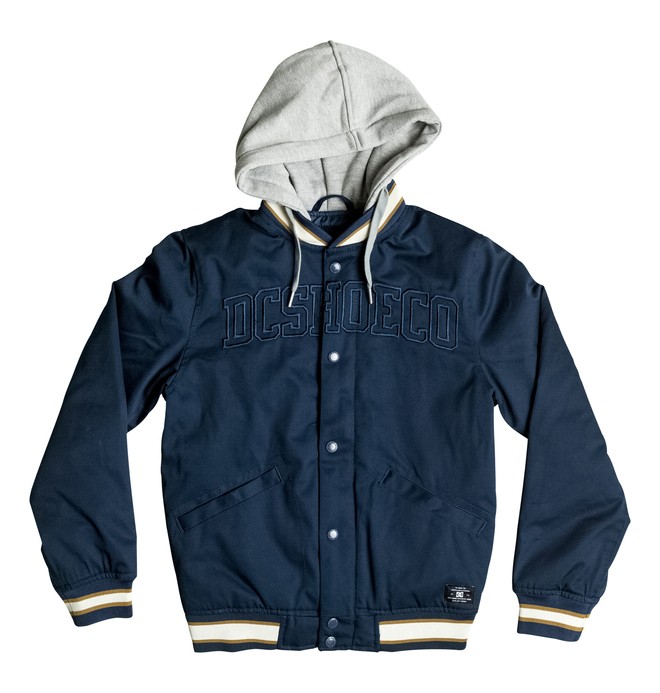 dcshoes, Colwood - Varsity Jacket, VARSITY BLUE (prr0) 0 Colwood - Varsity Jacket EDBJK03016 DC Shoes