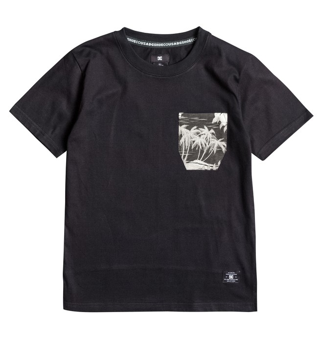 dcshoes, Woodglen - T-Shirt, CRUISER ISLAND BLACK (kvj2) 0 Woodglen - T-Shirt Black EDBKT03028 DC Shoes