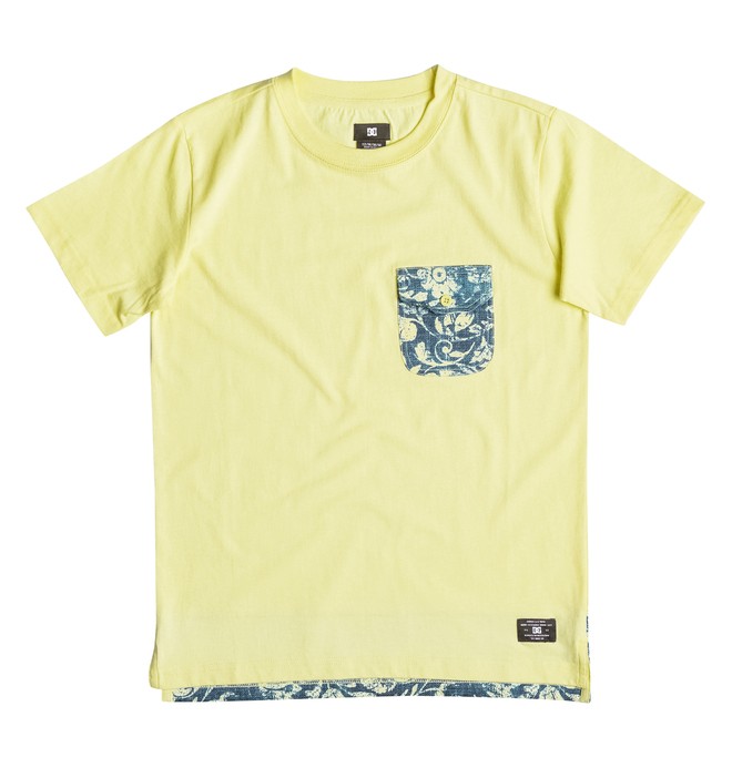 dcshoes, Owensboro - Pocket T-Shirt, CHARDONNAY REGAL RAGS (yep1) 0 Owensboro - Pocket T-Shirt Yellow EDBKT03072 DC Shoes
