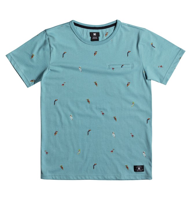 dcshoes, 2Can - T Shirt col rond, MAUI BLUE TOUCAN (bha1) 0 2Can - T Shirt col rond Bleu EDBKT03091 DC Shoes