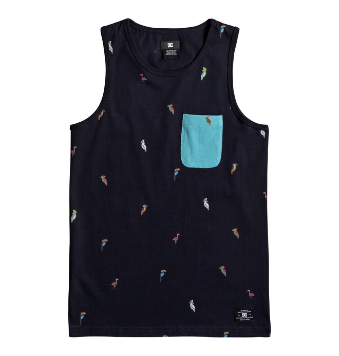 dcshoes, 2Can - Haut sans manches, DARK INDIGO TOUCAN (byj9) 0 2Can - Haut sans manches Bleu EDBKT03092 DC Shoes
