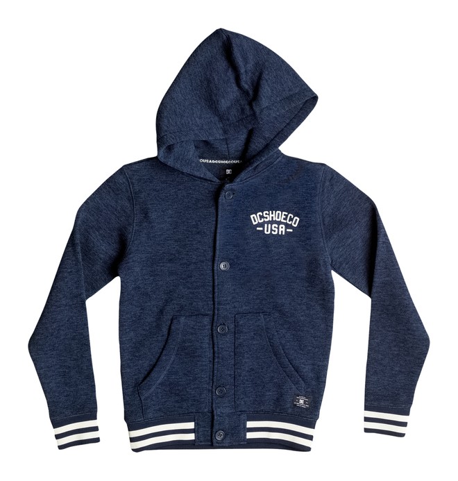 dcshoes, Romsey - Sweat à capuche boutonné, BLUE IRIS (btl0) 0 Romsey - Sweat à capuche boutonné EDBPF03005 DC Shoes