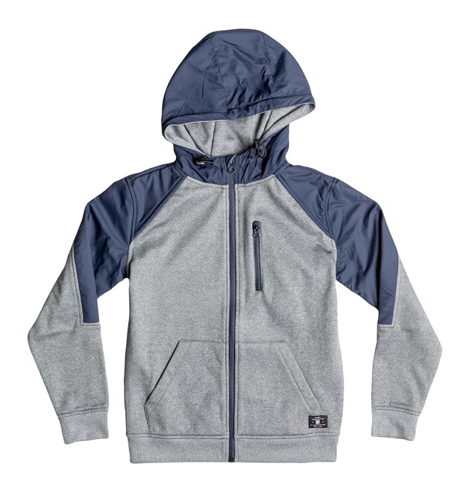 dcshoes, Evansville - Sweat à capuche zippé, BLUE IRIS (btl0) 0 Evansville - Sweat à capuche zippé EDBPF03007 DC Shoes