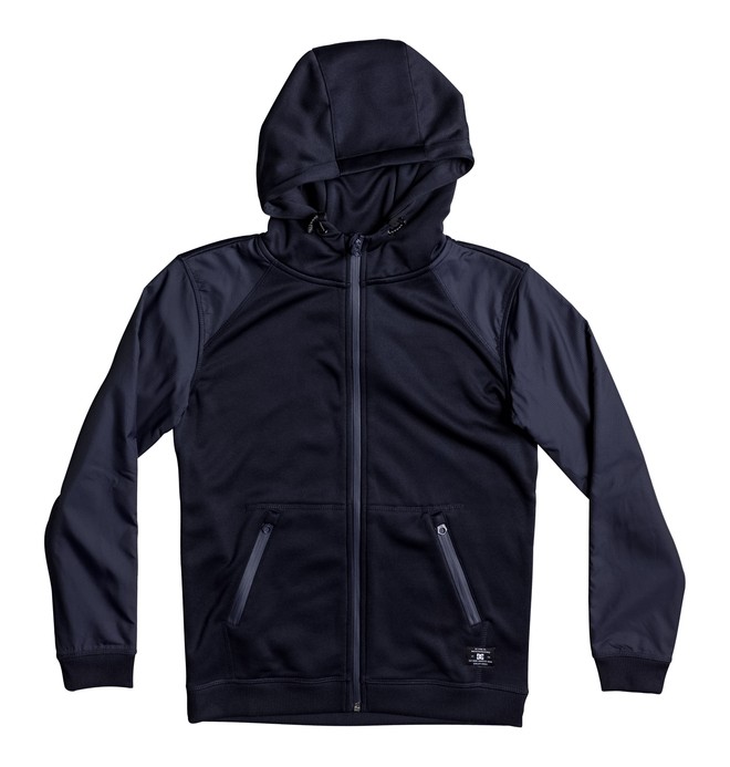 dcshoes, Wentley - Sweat à capuche zippé en polaire, DARK INDIGO (byj0) 0 Wentley - Sweat à capuche zippé en polaire Bleu EDBPF03008 DC Shoes