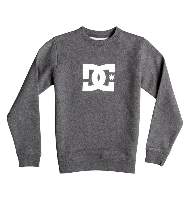 dcshoes, Star - Sweatshirt, CHARCOAL HEATHER (kteh) 0 Star - Sweatshirt EDBSF03040 DC Shoes