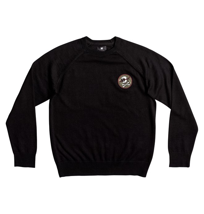 dcshoes, Sabotage Raglan - Sweatshirt, BLACK (kvj0) 0 Sabotage Raglan - Sweatshirt Black EDBSW03011 DC Shoes