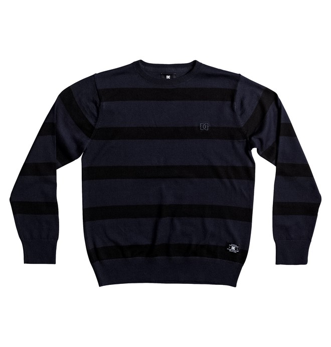 dcshoes, Sabotage Stripe - Sweat, DARK INDIGO (byj0) 0 Sabotage Stripe - Sweat Bleu EDBSW03012 DC Shoes