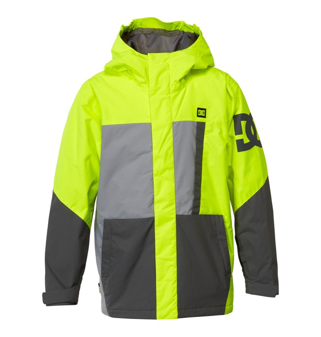 dcshoes, Boy's Amo K 15 Snow Jacket, SAFETY YELLOW (yhj0) 0 Boy's Amo K 15 Snow Jacket Yellow EDBTJ00007 DC Shoes