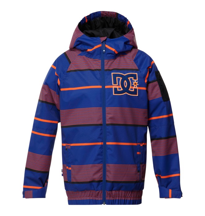 dcshoes, Boy's Troop Snow Jacket, TANK STRIPE SHOCKING ORANGE (nmj5) 0 Boy's Troop Snow Jacket Orange EDBTJ00008 DC Shoes