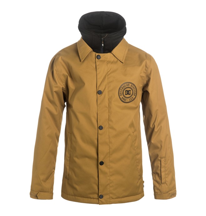 dcshoes, Cash Only - Veste de snowboard « Coach », DULL GOLD (cne0) 0 Cash Only - Veste de snowboard « Coach » EDBTJ03010 DC Shoes