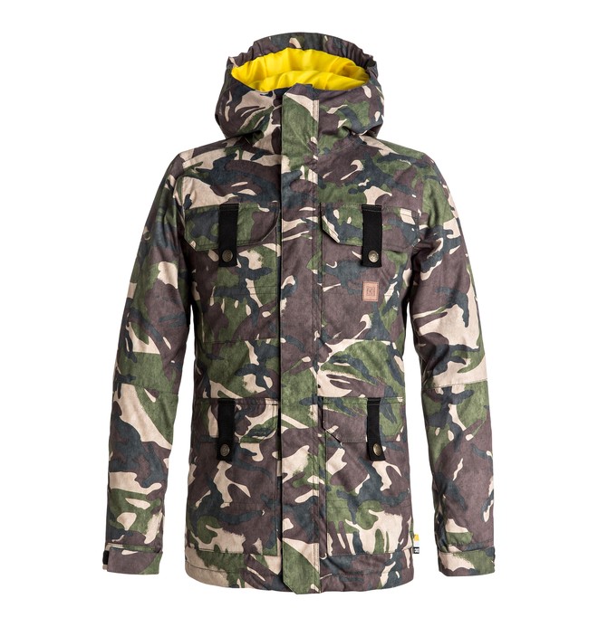 dcshoes, Servo - Snow Jacke, BRITISH WOODLAND CAMO YOUTH (gry6) 0 Servo - Snow Jacke Grün EDBTJ03017 DC Shoes