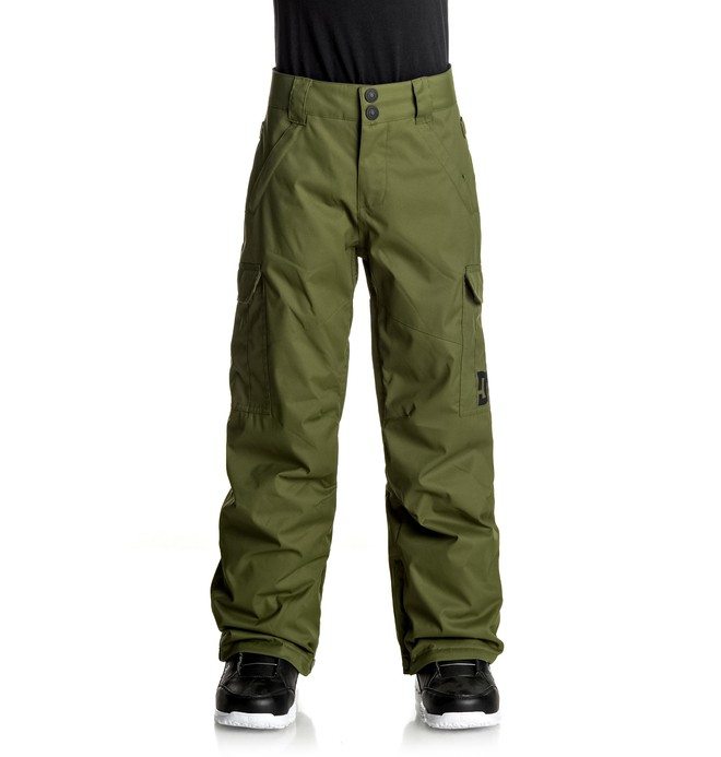 dcshoes, Boy's 8-16 Banshee Snow Pants, CHIVE (gry0) 0 Boy's 8-16 Banshee Snow Pants Green EDBTP03006 DC Shoes