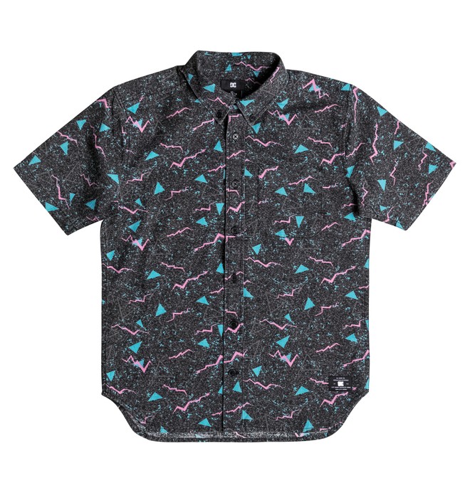 dcshoes, Odanah - Short Sleeve Shirt, BLACK DC BAY (kvj3) 0 Odanah - Short Sleeve Shirt Black EDBWT03027 DC Shoes