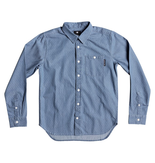 dcshoes, Swalendalen - Long Sleeve Shirt, LIGHT BLUE (bfn0) 0 Swalendalen - Long Sleeve Shirt Blue EDBWT03045 DC Shoes