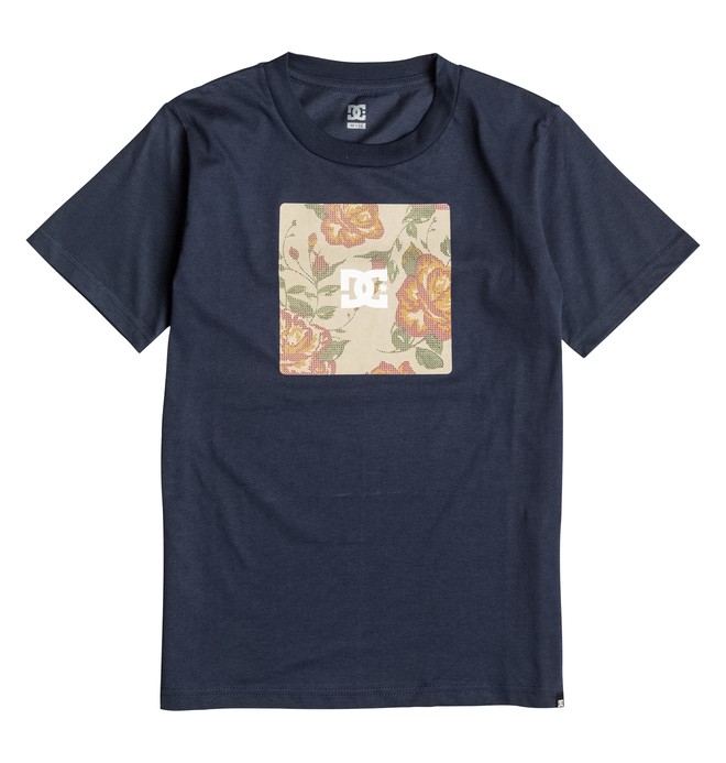 dcshoes, Nu Roses - T-Shirt, BLUE IRIS (btl0) 0 Nu Roses - T-Shirt Blue EDBZT03128 DC Shoes